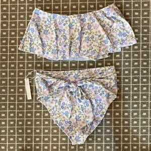 Mulberry and King Floral Printed Bathing Suit
